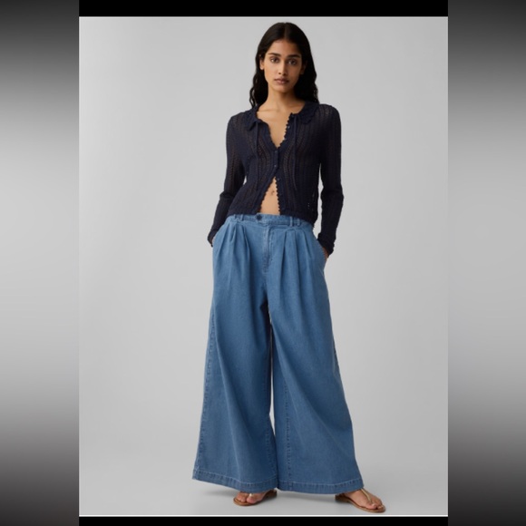 DOEN gap collab high rise denim trouser jeans - Picture 1 of 2